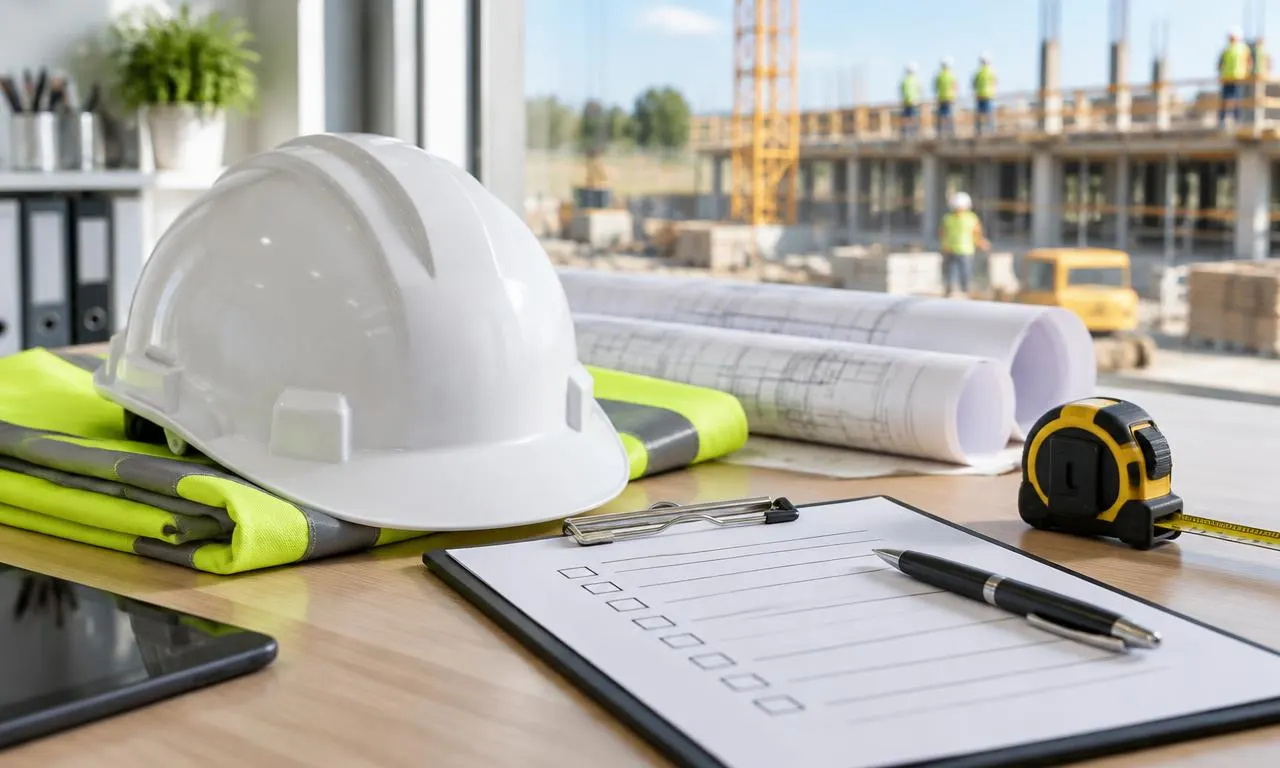 HSE consultancy documentation and site safety equipment